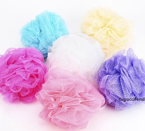 

loofah flower bath ball scrubber body cleaning mesh shower cool ball bath towel wash sponge