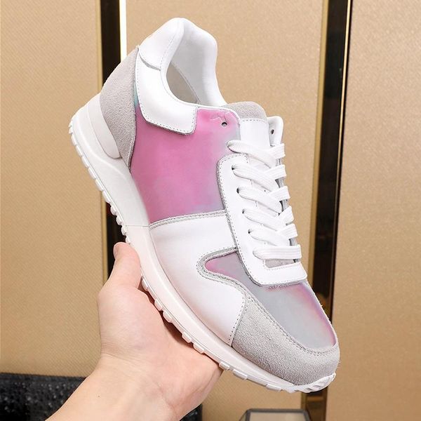 

lightweight men 's shoes for male sport comfortable running style shoes low plus size lace -up fashion luxury men shoes zapatillas, Black