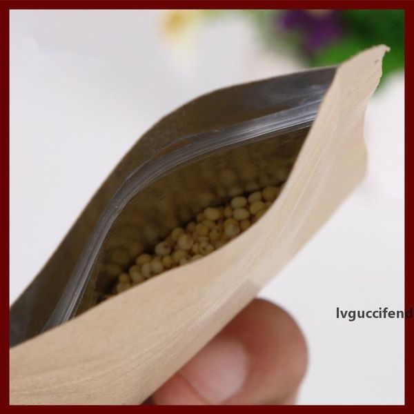 

10*15 30pcs brown self kraft paper bags flat version for gifts sweets and candy jewelry retail package paper