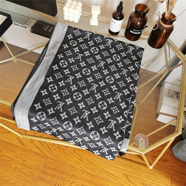 

winter womens wool silk lamÃ© scarf scarves classic ladies wrap scarves for christmas gift, Blue;gray