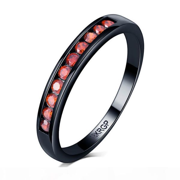 

vintage black gun filled red pink purple opal rings for women wholesale fashion jewelry party cocktail ring for women 1706, Silver