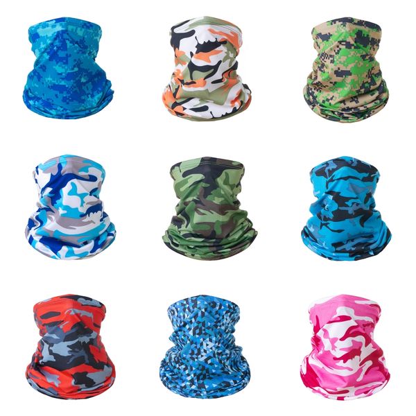 

leaf camouflage skeleton seamless magic headband bandana army tube neck man face mask bicycle head scarf headwear #531#281#559, Black