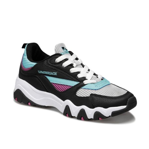 

flo carline black women 's sneaker shoes lumberjack