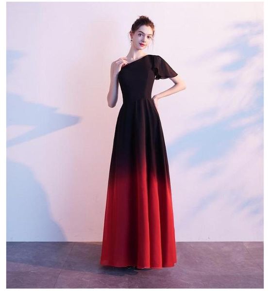 

new 2020 women's intellectual elegant evening party hollow out strapless sleeve dress, Black;gray