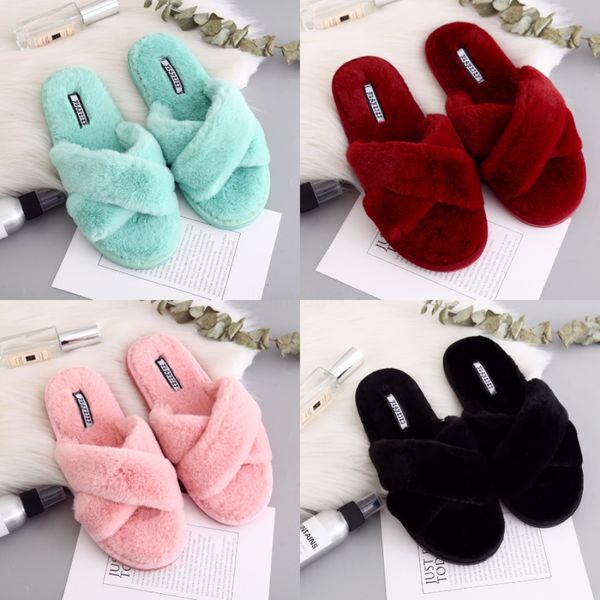 

1pair 2020 summer women flats sandals cork slippers women casual shoes print mixed colors size 35-40 l25#973, Black