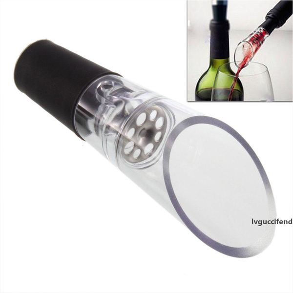 

white red wine aerator pour spout bottle ser decanter pourer aerating hipping brand new