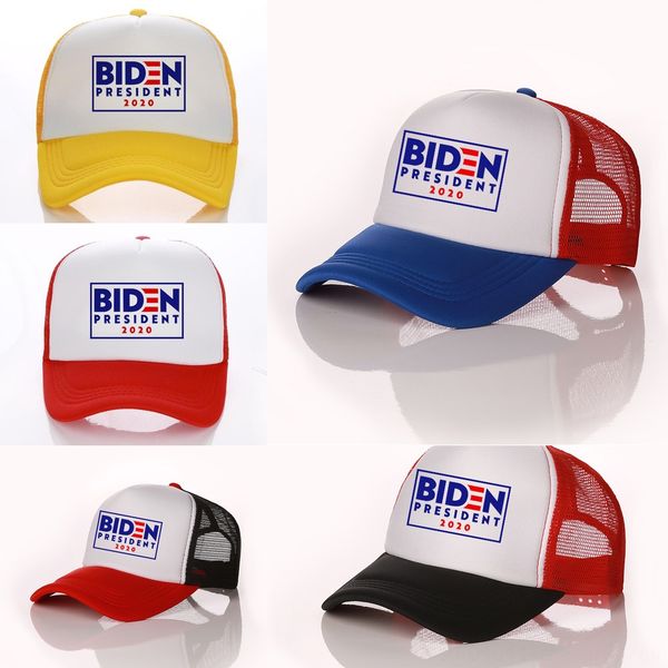 

npmlj joe biden hat mesh 2020 american president cap baseball cap election letter baseball embroidery adjustable snapback, Blue;gray