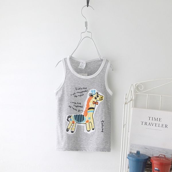 

wear summer new sika deer baby sleeveless clothing children's children's back, Blue