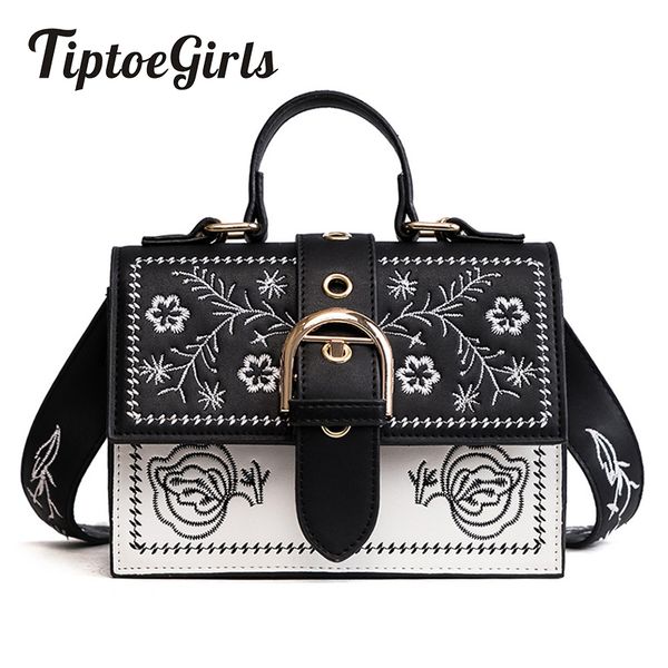 

tiptoegirls fashion women bags small embroidery women shoulder bags small flap messenger ladies handbags dropshipping
