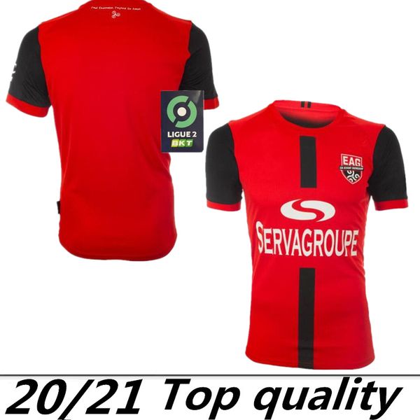 

ligue 2 20 21 ea guingamp трикотажных изделий футбол дом рубашка 2020 2021 ea guingamp b.pele rodelin гомис футбольных рубашек майо де ножны, Black;yellow