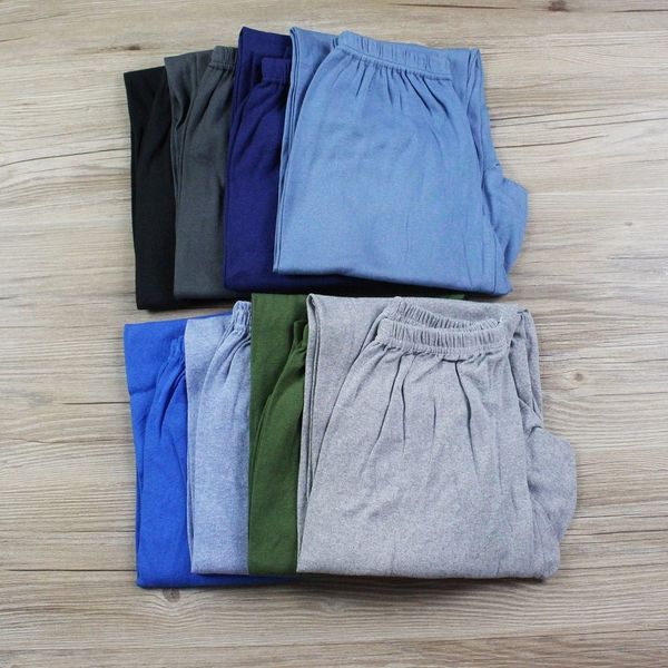 

thin threaded cotton high waist middle-aged under under men's autumn pants men's underwear autumn pants, Black;white