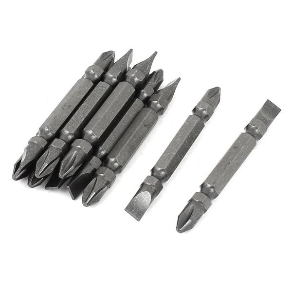 

netic hex shank slotted double end screwdriver bits 10 pcs