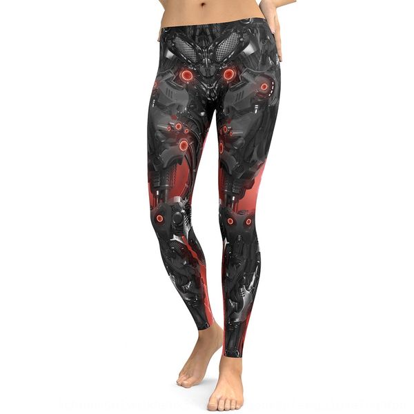 

летняя женская повседневная спортивная броня воина напечатаны леггинсы для узкие брюки узкие брюки верхней одежды kdk1898, Black