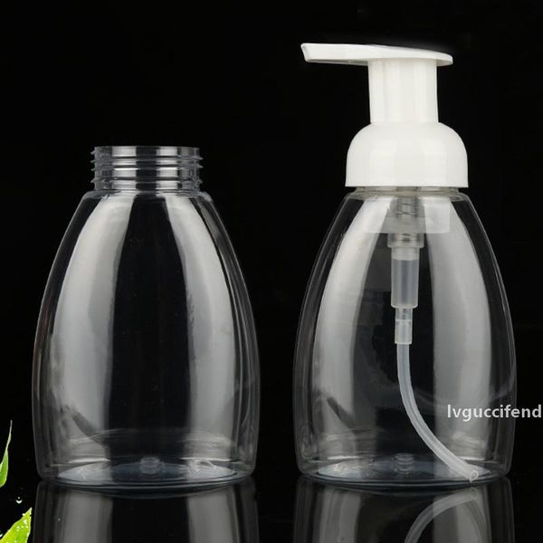 

250ml foam bottle hand sanitizer transparent bottle empty cosmetic plastic foam bottles with pump hand wash soap bottles bh3795 tqq