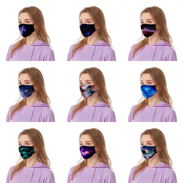 

5 1pcs cute cartoon print wasable fa biden mask for kpop korean clot fa biden mask cotton wasable bandana for #213#624