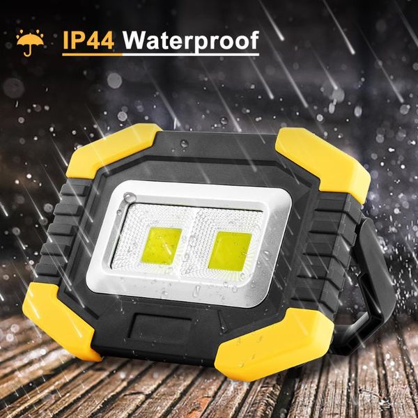 

led portable+lighting led work light emergency lamp flood outdoor camp 18650 rechargeable lampe solar powered