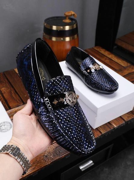 

2019o square leather men's leather shoes, trend casual shoes, fashion lok fu shoes original packaging shoe box delivery, yardage: 38-44, Black
