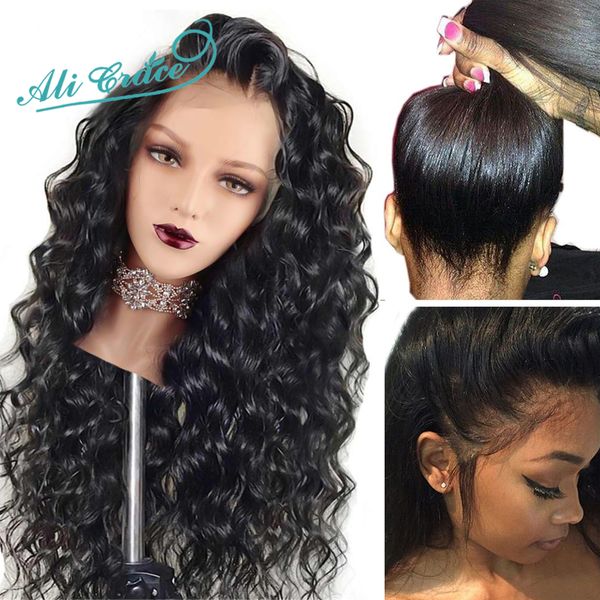 

Ali Grace Hair Brazilian Loose Wave Wig For Black Women 150% Density Loose Wave Lace Front Wig Full Lace Wigs Human Hair Wigs