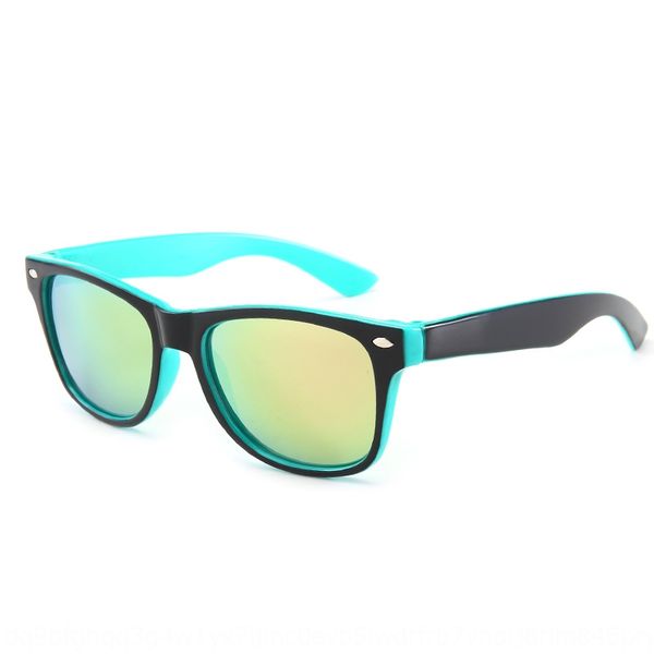 

32a087 coated miding children's sun new box sunsun sunglasses2019 eye protection sunglasses can be equipped with glasses box cloth, Blue