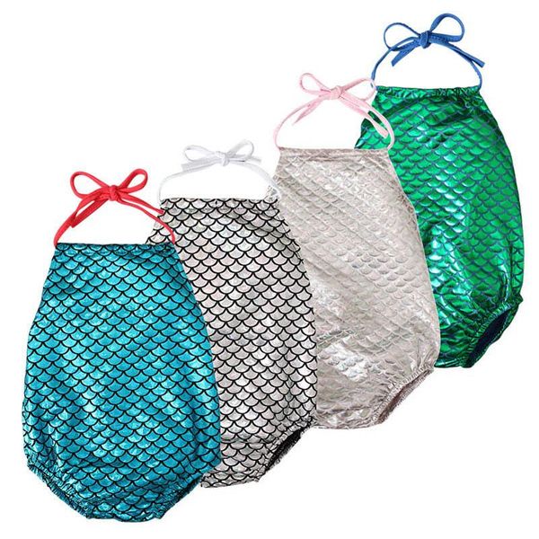 Ins Mermaid Bebek Kız Mayo Sevimli Bebek Bikini Kız Yüzmek Suits Kızlar Mayo Çocuklar Banyo Suits Çocuk Setleri Beachwear
