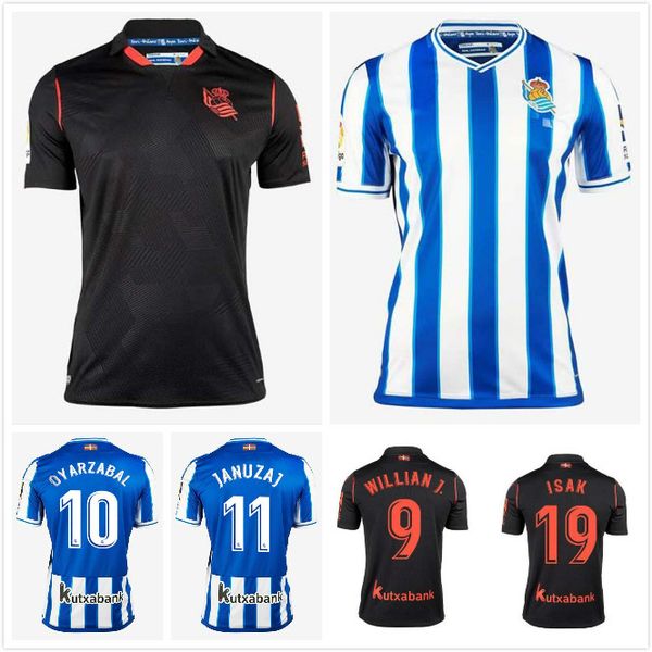 

20 21 реал сосьедад трикотажные изделия футбола illarra 2020 2021 isak odegaard оярсабаль футбол рубашка виллиан порту мерино джерси, Black;yellow