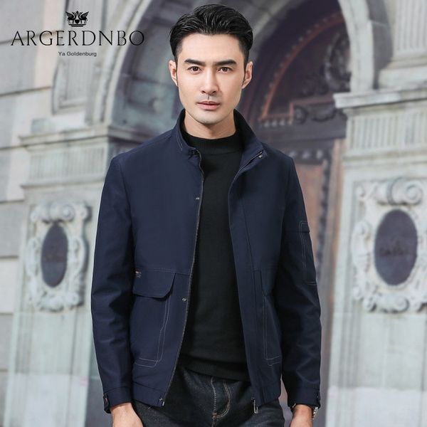 

iz172 brand yagodenburg spring 2020 new classic men's casual sports stand collar fashion brand yagodenburg jacket jacketspring 2020 new, Black;brown