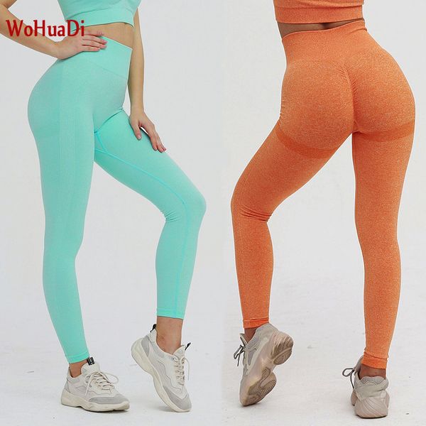 

wohuadi tights yoga pants female sport fitness gym running leggings women yoga pant quick-drying seamless knitting trousers, White;red