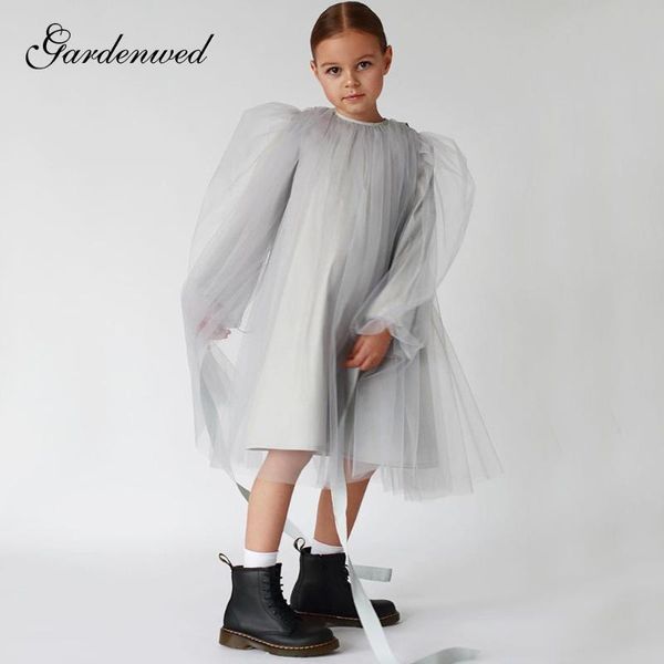

gardenwed негабаритные простые девушки цветка платья из органзы layers горячие продавая платье знаменитости дети satin bow пояса cap платье, Red;yellow