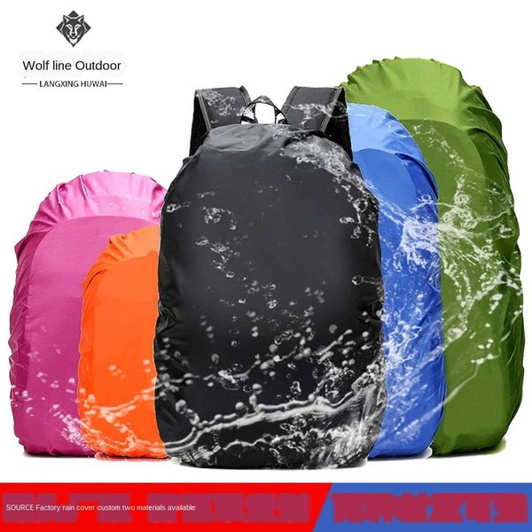 

h3xym rainproof outdoor mountaineering shoulder waterproof bag dust 20-80 liters backpack rainproof backpack outdoor mountaineering shoulde