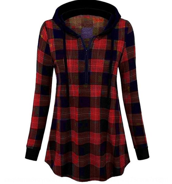 

bxvrl 2020 новых женщин сшивание с капюшоном плед цветок печати случайные 2020 новых женщин сшивание свитер с капюшоном плед цветок печати с, Black