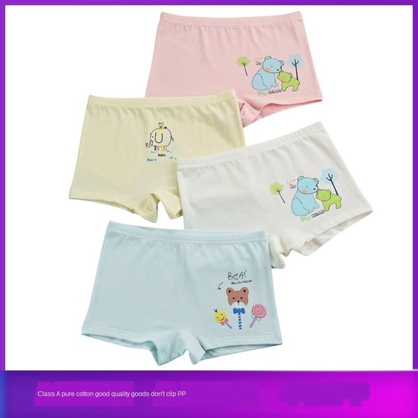 

class a quality girl pure cotton underwear flat foot children children baby girl underwear cartoon animation, Camo