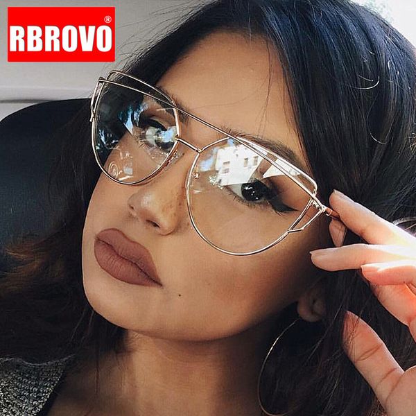 

rbrovo 2019 classic cateye womens sunglasses vintage candy colors metal eyeglasses street beat shopping oculos de sol uv400, White;black