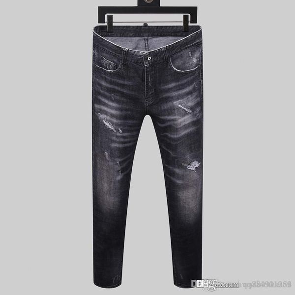 

famous brand designer jeans men fashion street wear mens biker jeans mens designer sweatpants, Blue