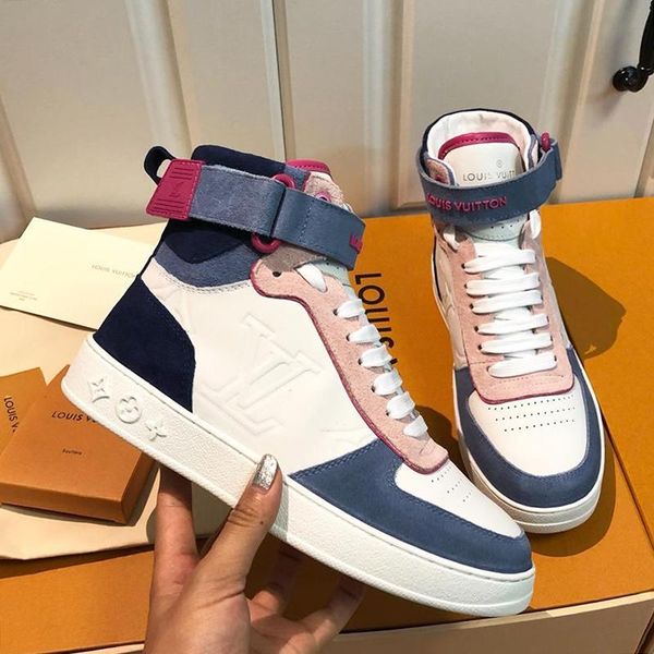 

2021 luxury men casual shoes fashion leather sneakers tennis breathable outdoor sneakers scarpe da uomo luxury mens shoes boombox sneaker bo