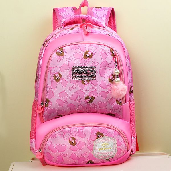 

pupil schoolbag sweet lady style fashion large capacity fashionable backpack 1-3-6 grade children's schoolbag backpack