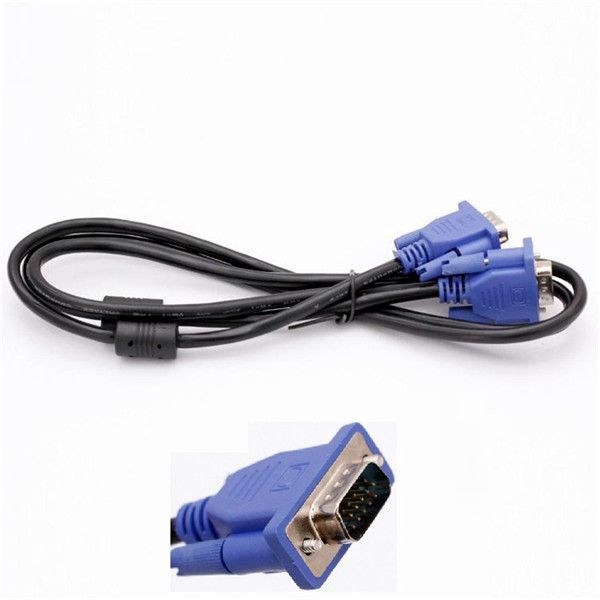 

1.5m 5ft 15pin vga male to male vga cable for tv computer monitor extension cable