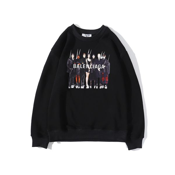 

hoodie fashion spring autumn casual hoodies sweatshirts trendy printed pullover long sleeve for men women designers hoodies, White;black