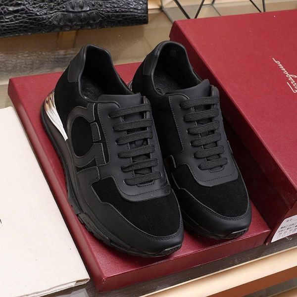 

fast delivery mens shoes autumn and winter comfortable footwears casual low plus size luxury men shoes manner schuhe, Black