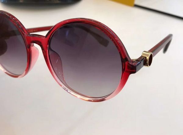 

0319 round cherry frame sunglasses grey gradient 55mm women fashion glasses sun shases sonnenbrille gafas de sol with box, White;black