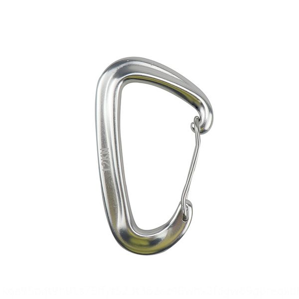 

9jd2a high-strength aviation aluminum 7075 climbing rock hammock climbing quick hanging hammock safety buckle auxiliary buckle aluminum allo