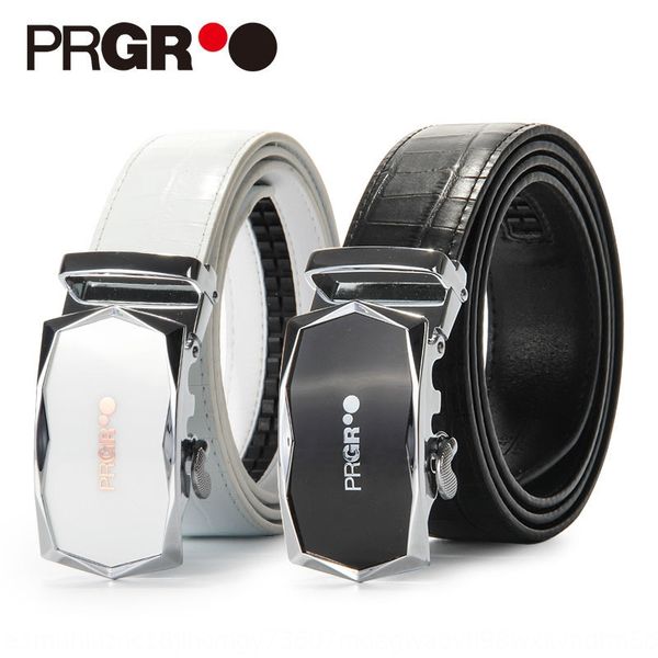 

prgr casual men's automatic buckle crocodile genuine leather golf business classic atmosphere belt belt all-match, Black;brown