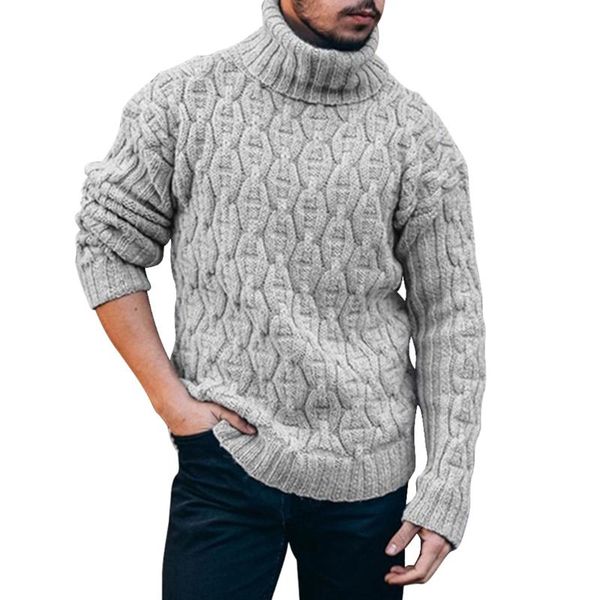 

fashion mens sweater turtleneck thick warm knitted pullover sweaters long sleeve casual solid fashion sweaters homme, White;black