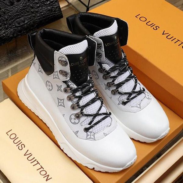 

fast delivery mens shoes outdoor walking comfortable footwears vintage plus size sports high casual men shoes scarpe da uomo di lusso