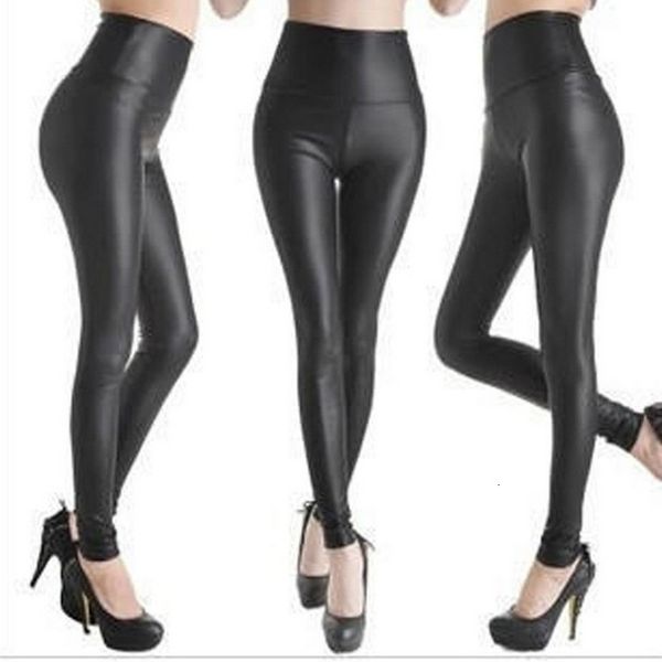 

faux leather leggings plus size 5xl 4xl m 2020 leggings new high waist femme leggins pants casual pants, Black