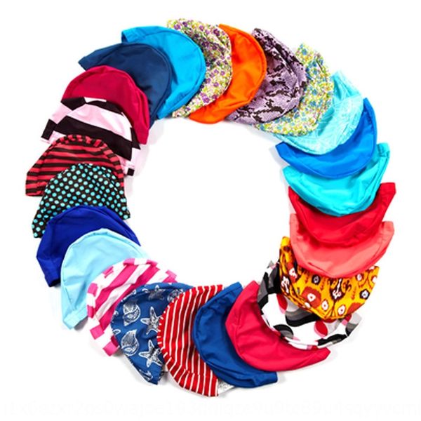 

spring holiday cloth untied nylon lycra men's and women's swimming cap colorful cloth swimming cap solid color
