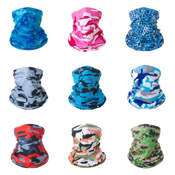 

women magic camouflage magic mask face protection scarf spots szalik komin sun mask men scarf bandanas windproof#809#191, Black