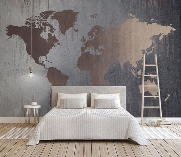 

custom size p wallpaper 3d world map nordic abstract golden background wall wallpaper home decor mural