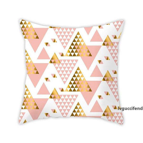 

cushion cover decoration gold leaf throw pillowcases sofa seat case car pillowcase soft bed pillow case for home decor tools