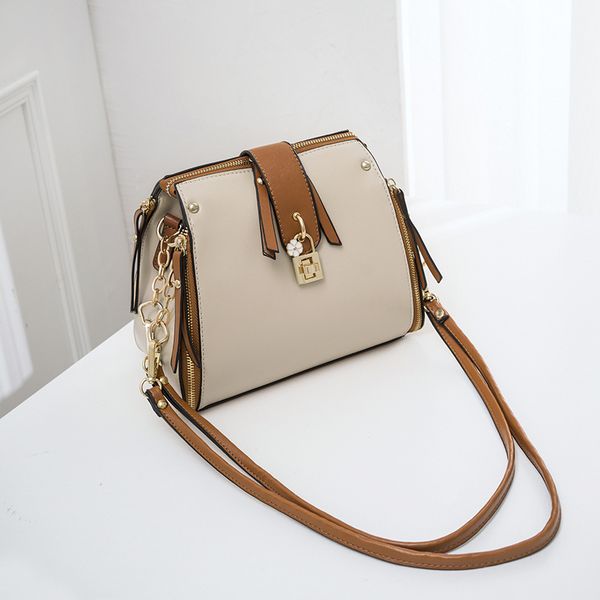 

contrasting color female bag new small square bag fashion shoulder wild handbag
