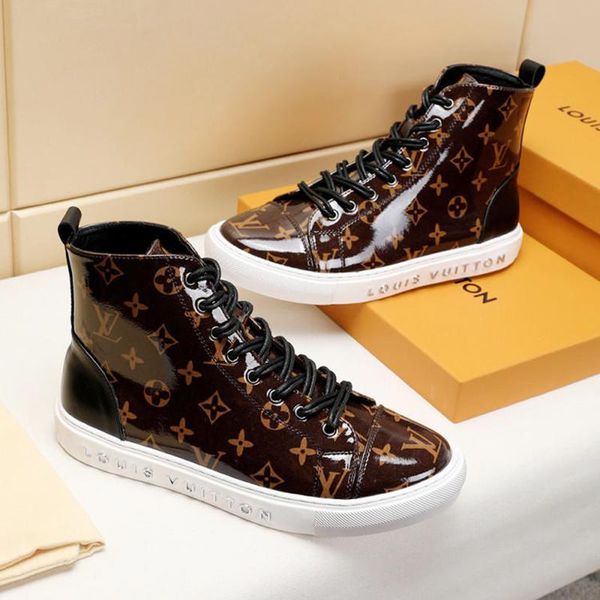 

comfortable mens shoes scarpe da uomo fashion design style breathable footwears plus size lace -up casual men boots match -up sneaker boot